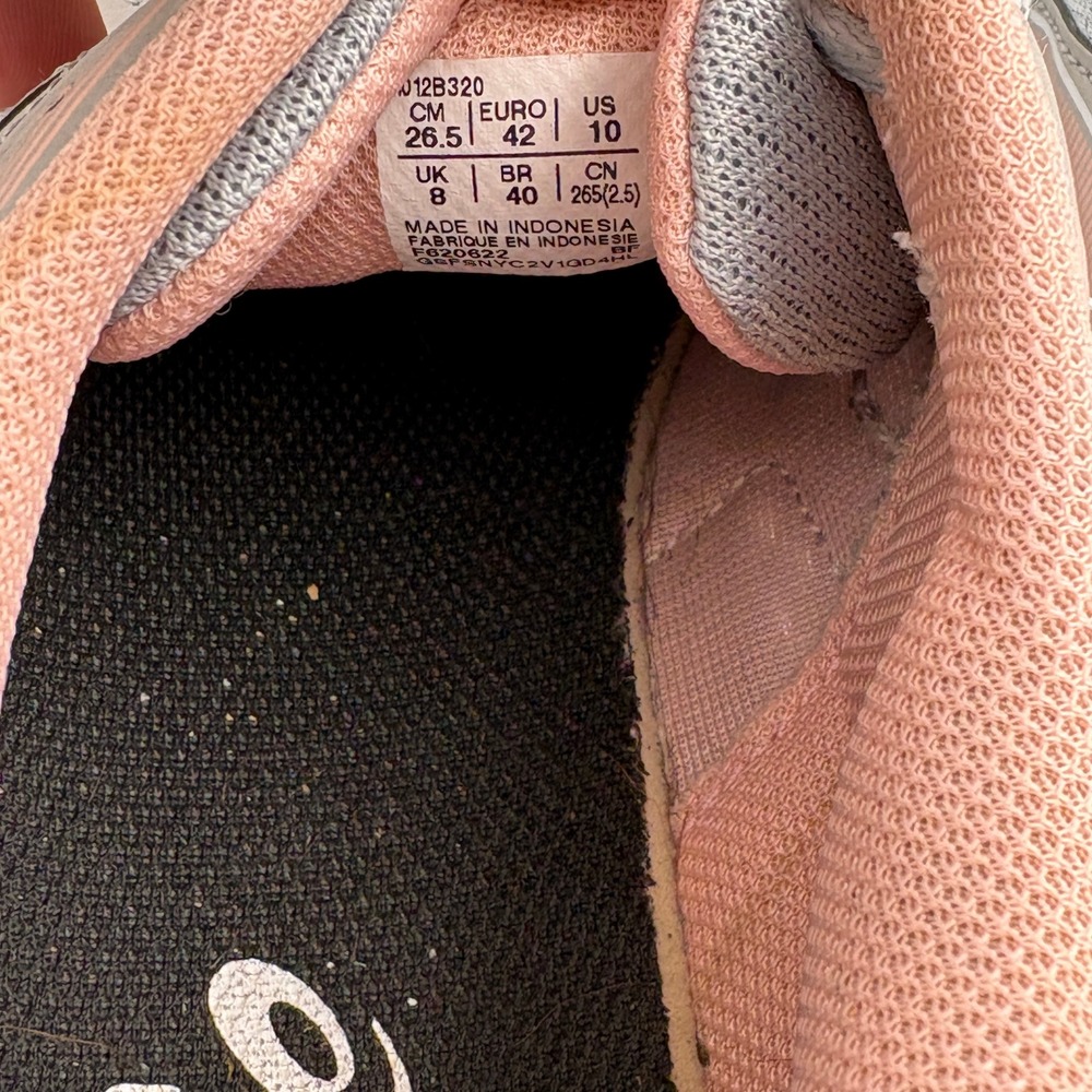 Asics Ortholite Grey Pink Mesh Running Shoes Sneakers Womens Athletic - Picture 14 of 14
